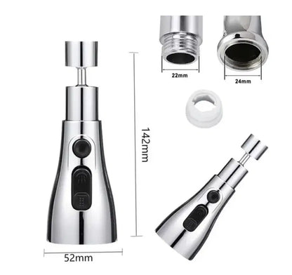 360° Rotating Faucet Extension Nozzle (Pack of 1)